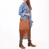 American Darling Cross Body Hand Tooled Suede Genuine Western Leather Women Bag Western Handbag Purse