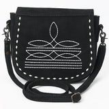 American Darling Cross Body Suede Genuine Western Leather Women Bag Handbag Purse