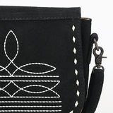 American Darling Cross Body Suede Genuine Western Leather Women Bag Handbag Purse