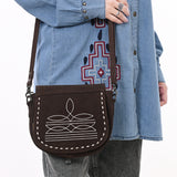 American Darling Cross Body Suede Genuine Western Leather Women Bag Handbag Purse