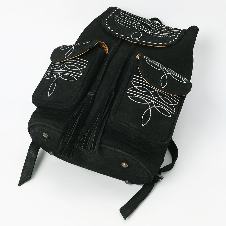 American Darling Backpack Suede Genuine Western Leather Women Bag Handbag Purse | for Laptop