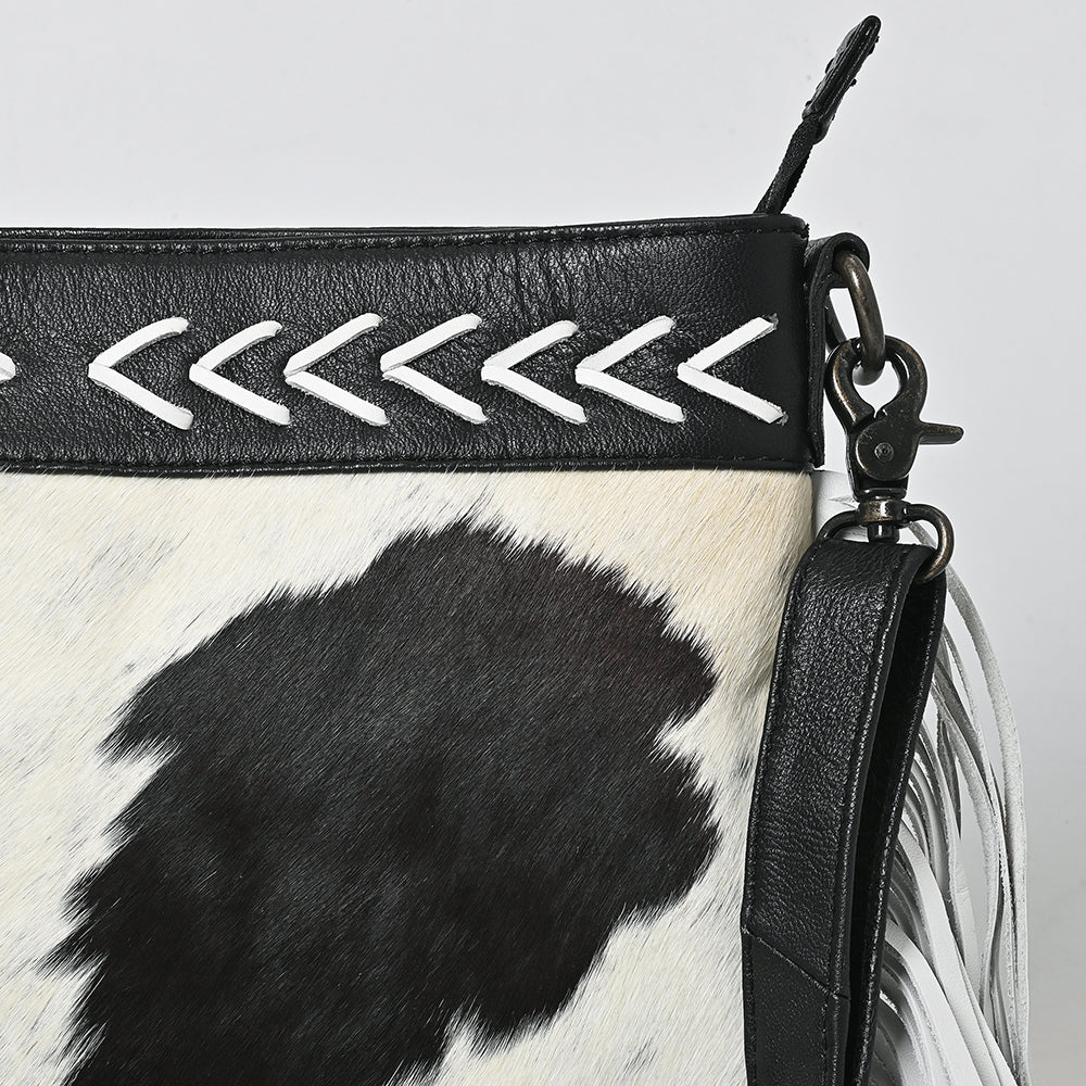 American Darling Hair On Genuine Leather Crossbody Bag
