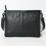 American Darling Hair On Genuine Leather Crossbody Bag