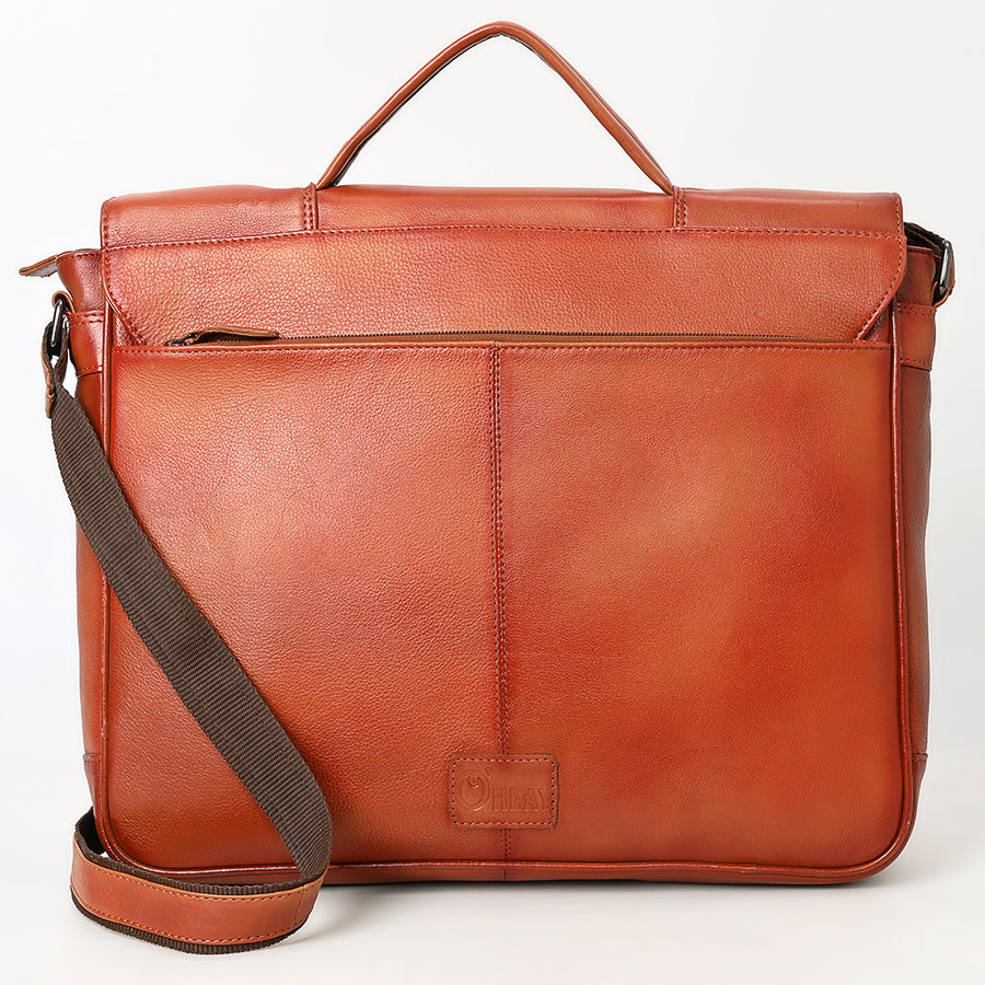 OHLAY Briefcase Genuine Leather women bag western OHM118C