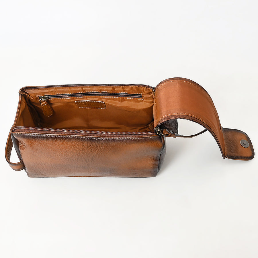 OHLAY Toiletry Genuine Leather women bag western OHM119B