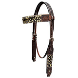 Bar H Equine Western Horse Genuine American Leather Wither Straps Breast Collar Set