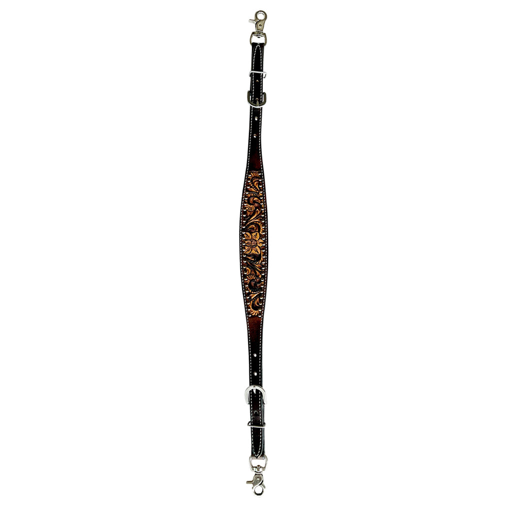 Bar H Equine Genuine Western American Leather Horse Premium Headstall & Breast Collar Set
