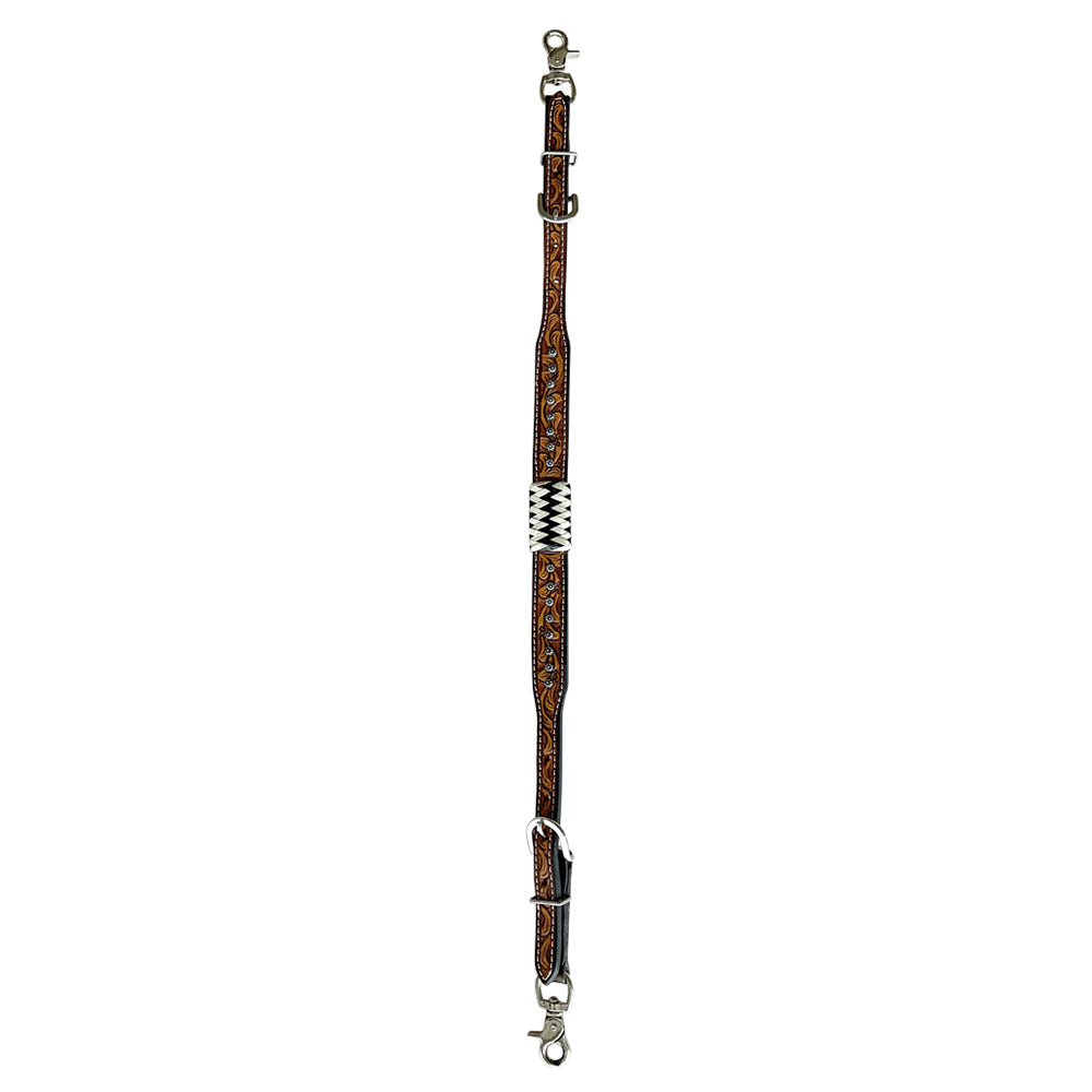 Bar H Equine American Leather Horse Saddle Tack One Ear Headstall | Breast Collar Browband Wither Strap Set BER213