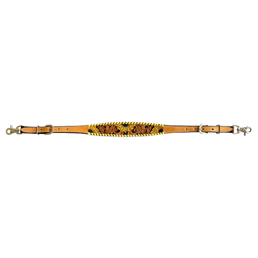 Bar H Equine American Leather Horse Saddle Tack One Ear Headstall | Breast Collar Browband Wither Strap Set BER255
