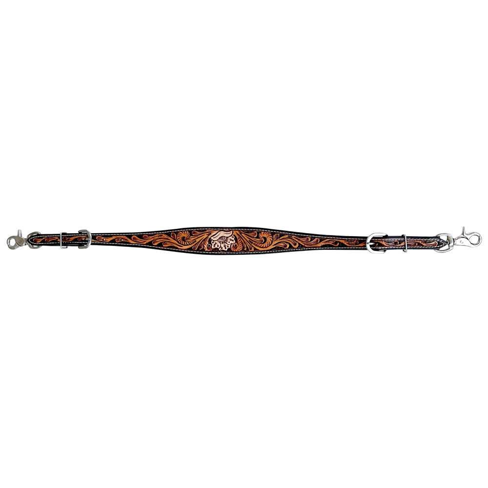 Bar H Equine Genuine Western American Leather Horse Premium Headstall & Breast Collar Set