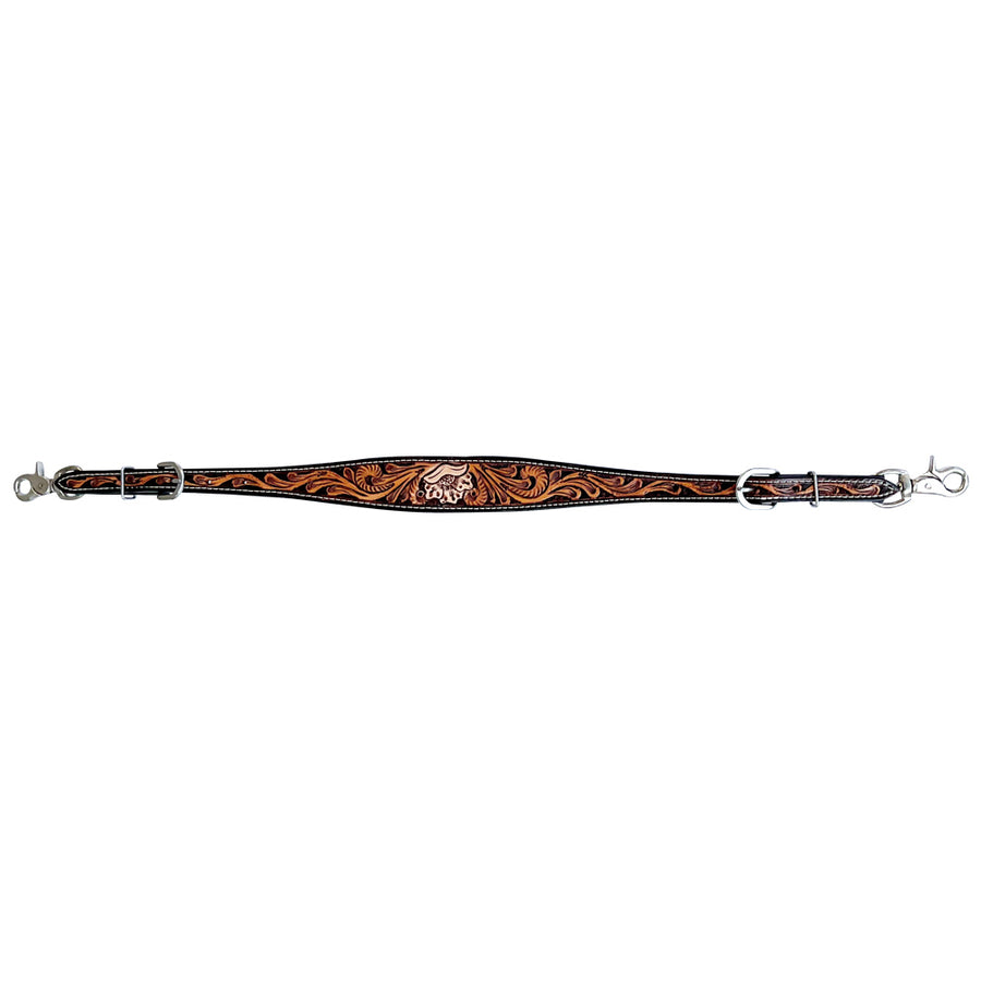 Bar H Equine American Leather Horse Saddle Tack One Ear Headstall | Breast Collar Browband Wither Strap Set BER267