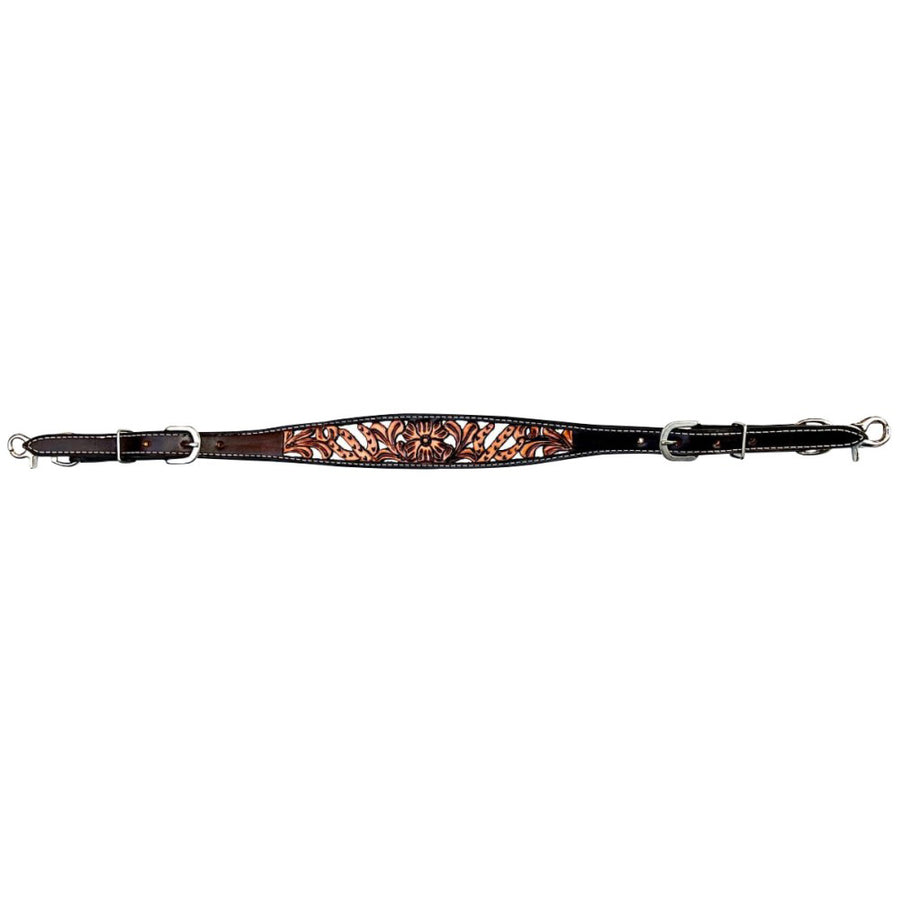 Bar H Equine American Leather Horse Saddle Tack One Ear Headstall | Breast Collar Browband Wither Strap Set BER280