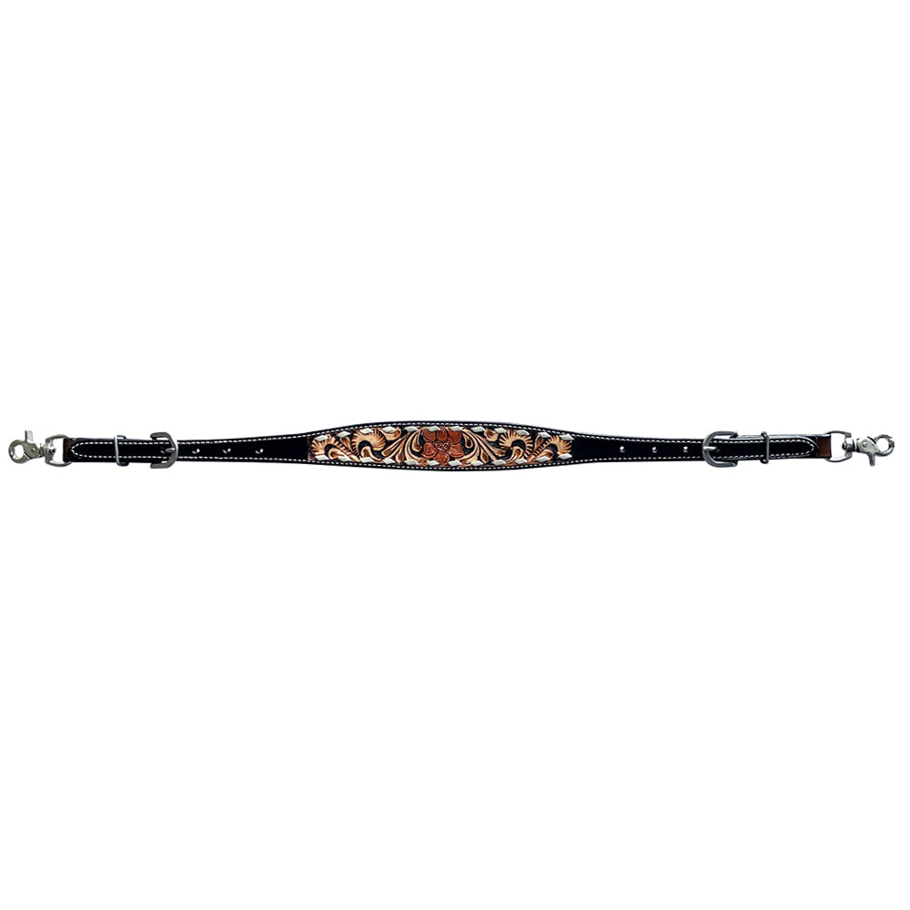 Bar H Equine Genuine Western American Leather Horse Premium Headstall & Breast Collar Set
