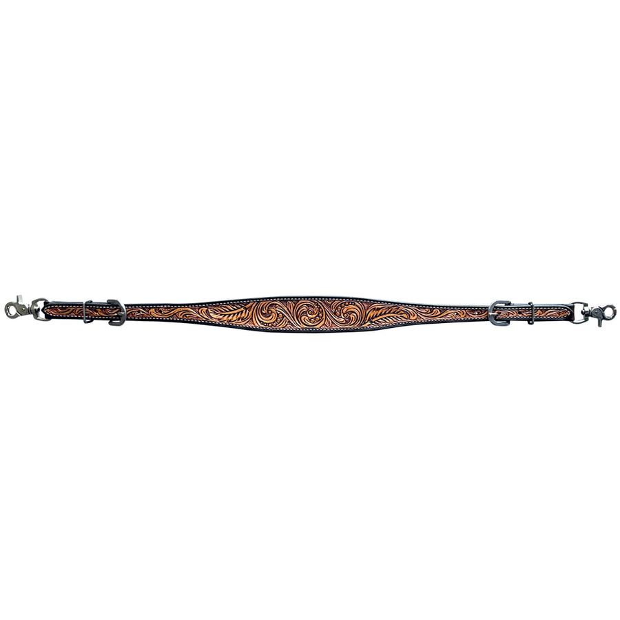 Bar H Equine Genuine Western American Leather Horse Premium Headstall & Breast Collar Set