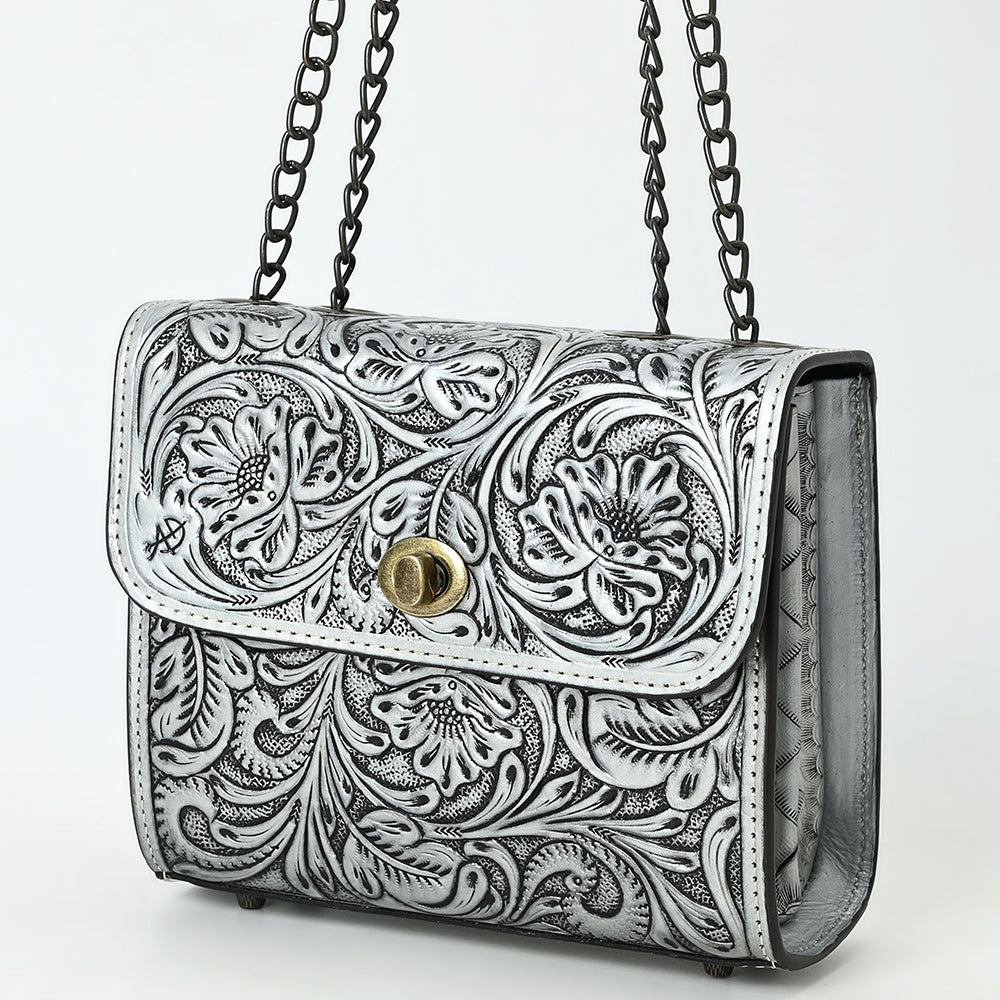 American Darling Small Crossbody Beautifully Hand Tooled Genuine Leather women bag western handbag purse
