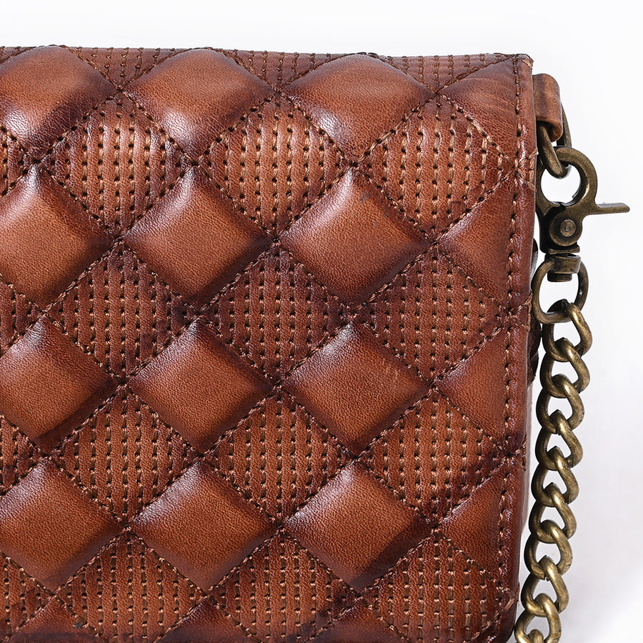 American Darling Clutch Full Grain Genuine Leather Western Women Bag Handbag Purse | Purses for Cute