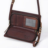 American Darling Wallet Hand Tooled Genuine Leather Western Women Bag | Handbag Purse Wristlet Travel Clutch