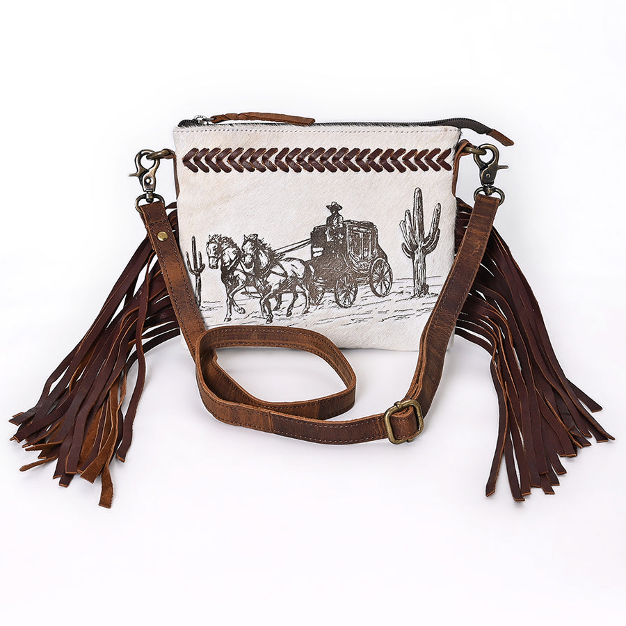 American Darling Crossbody Hair On Genuine Leather Women Bag Western Handbag Purse | Travel Bags College Casual