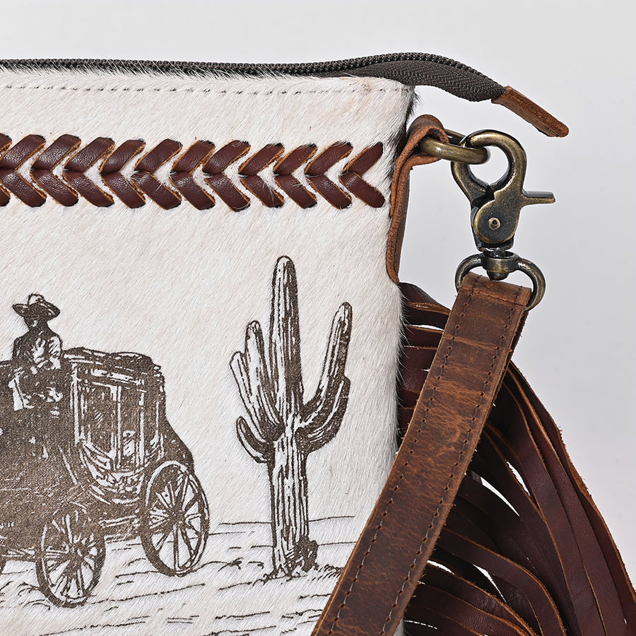 American Darling Crossbody Hair On Genuine Leather Women Bag Western Handbag Purse | Travel Bags College Casual