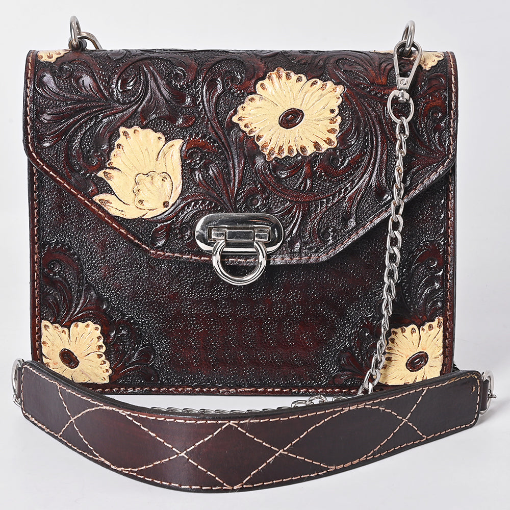 American Darling Crossbody Hand Tooled Genuine Leather Women Bag Western Handbag Purse|