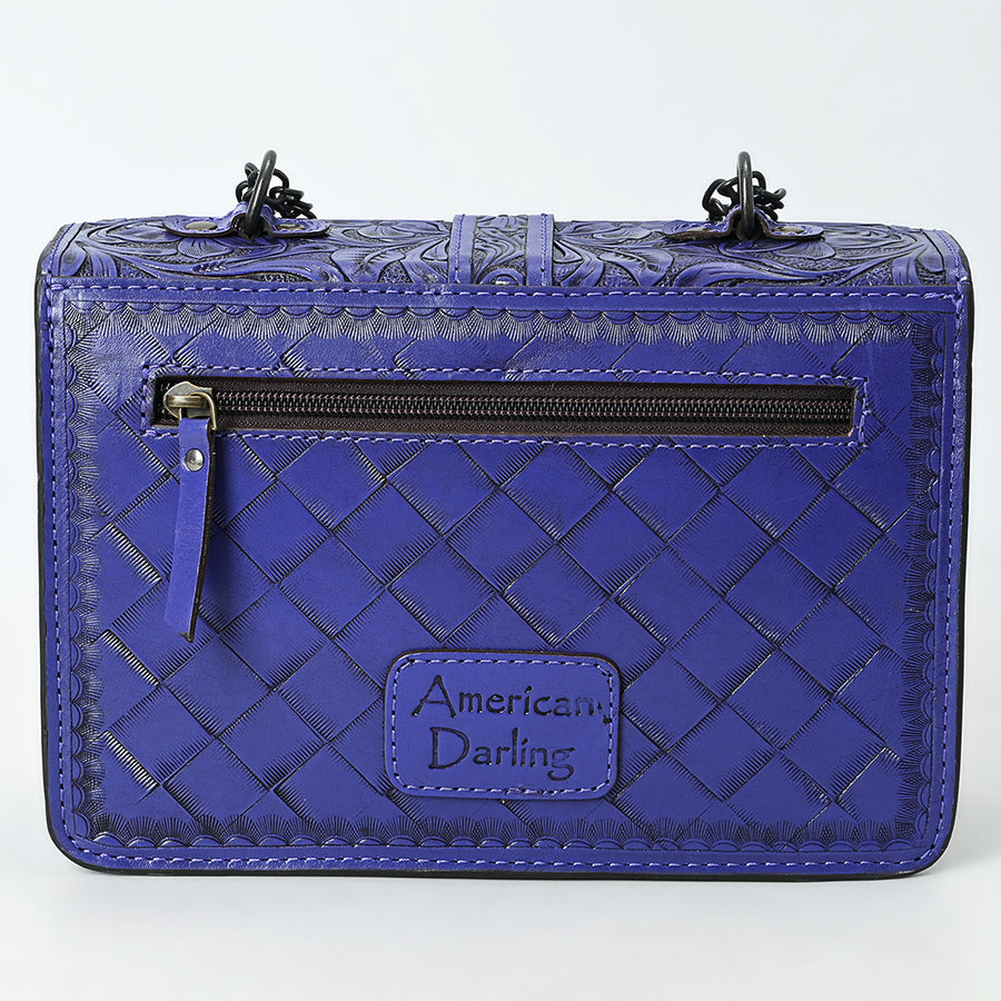 American Darling Small Crossbody Beautifully Hand Tooled Genuine Leather Women bag Western handbag purse | for Cute