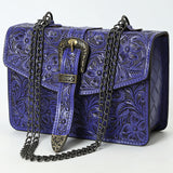 American Darling Small Crossbody Beautifully Hand Tooled Genuine Leather women bag western handbag purse