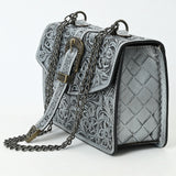 American Darling Small Crossbody Beautifully Hand Tooled Genuine Leather women bag western handbag purse