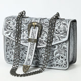 American Darling Small Crossbody Beautifully Hand Tooled Genuine Leather women bag western handbag purse