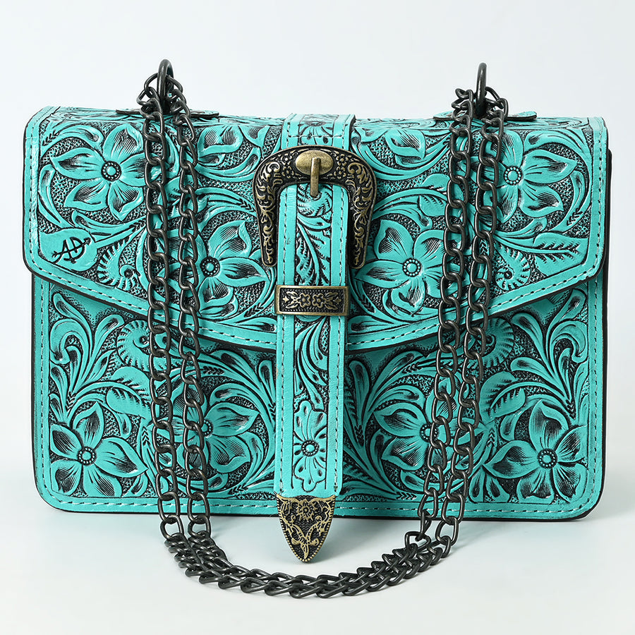 American Darling Small Crossbody Beautifully Hand Tooled Genuine Leather Women bag Western handbag purse | for Cute