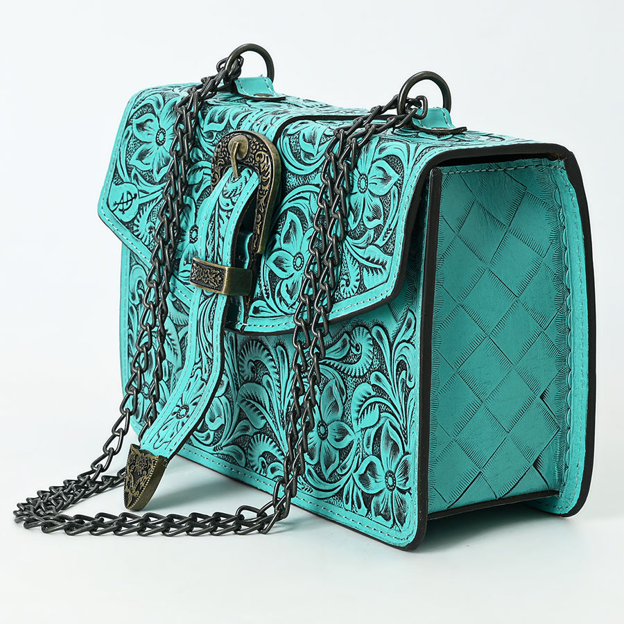 American Darling Small Crossbody Beautifully Hand Tooled Genuine Leather Women bag Western handbag purse | for Cute