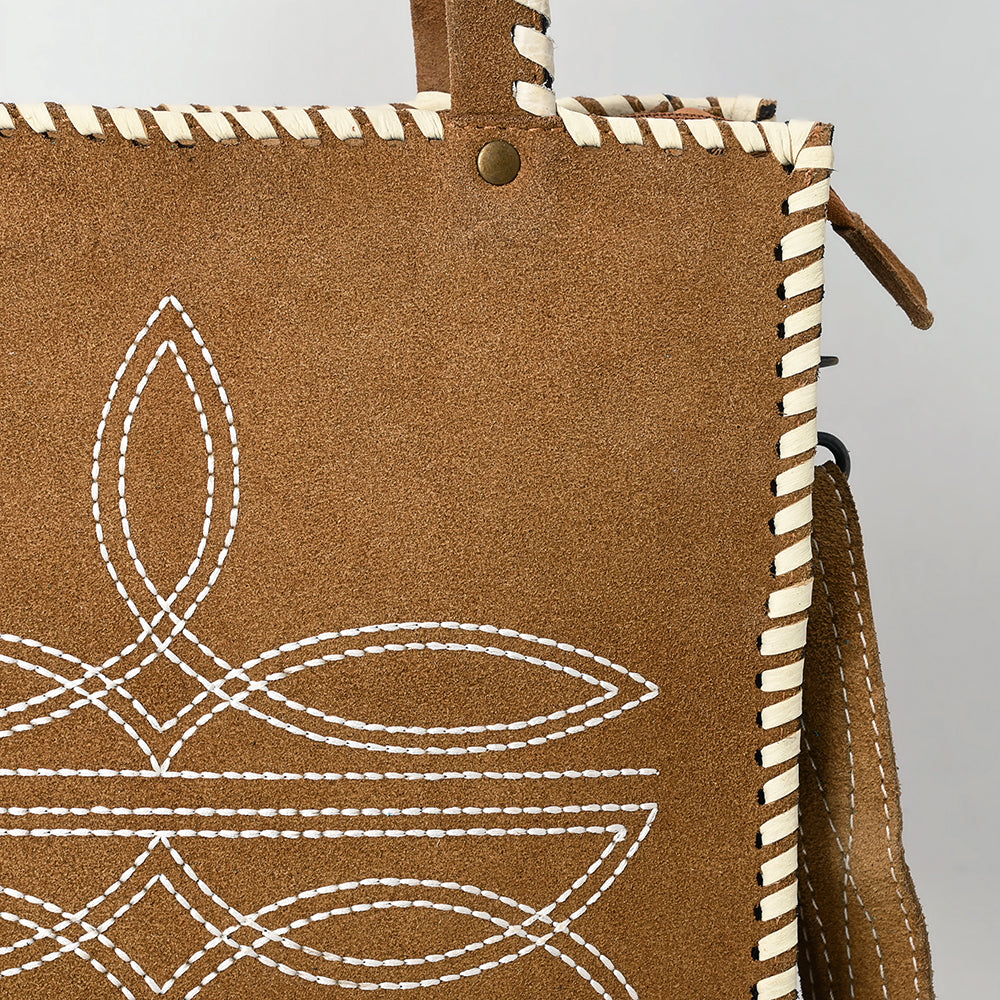 American Darling Tote Genuine Suede Leather women bag western handbag purse