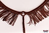 Horse Breast Collar Flat Braided Paracord With Fringes By Hilason