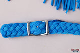 Horse Breast Collar Flat Braided Paracord With Fringes By Hilason