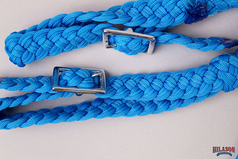 Horse Breast Collar Flat Braided Paracord With Fringes By Hilason