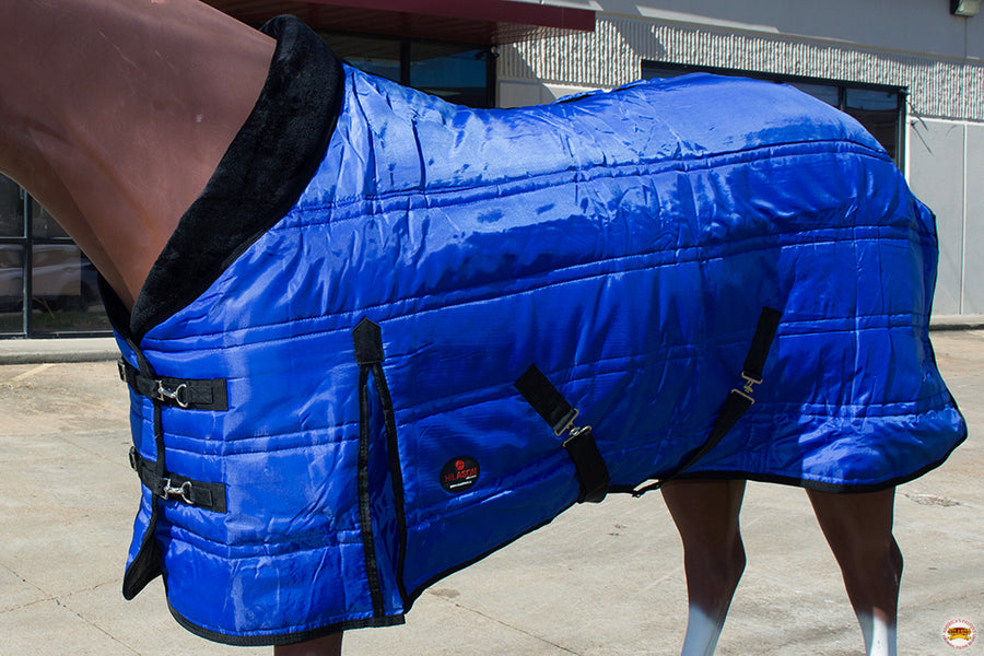 HILASON Western Horse Stable Blanket Quilted | Blankets for Winter Water Resistant Horses Wine