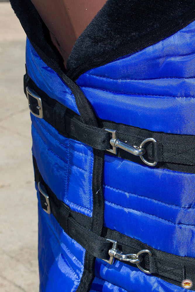 HILASON Western Horse Stable Blanket Quilted | Blankets for Winter Water Resistant Horses Wine