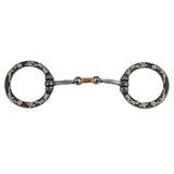 HILASON Steel Dogbone Ring With Floral Engraved Horse Bit 5