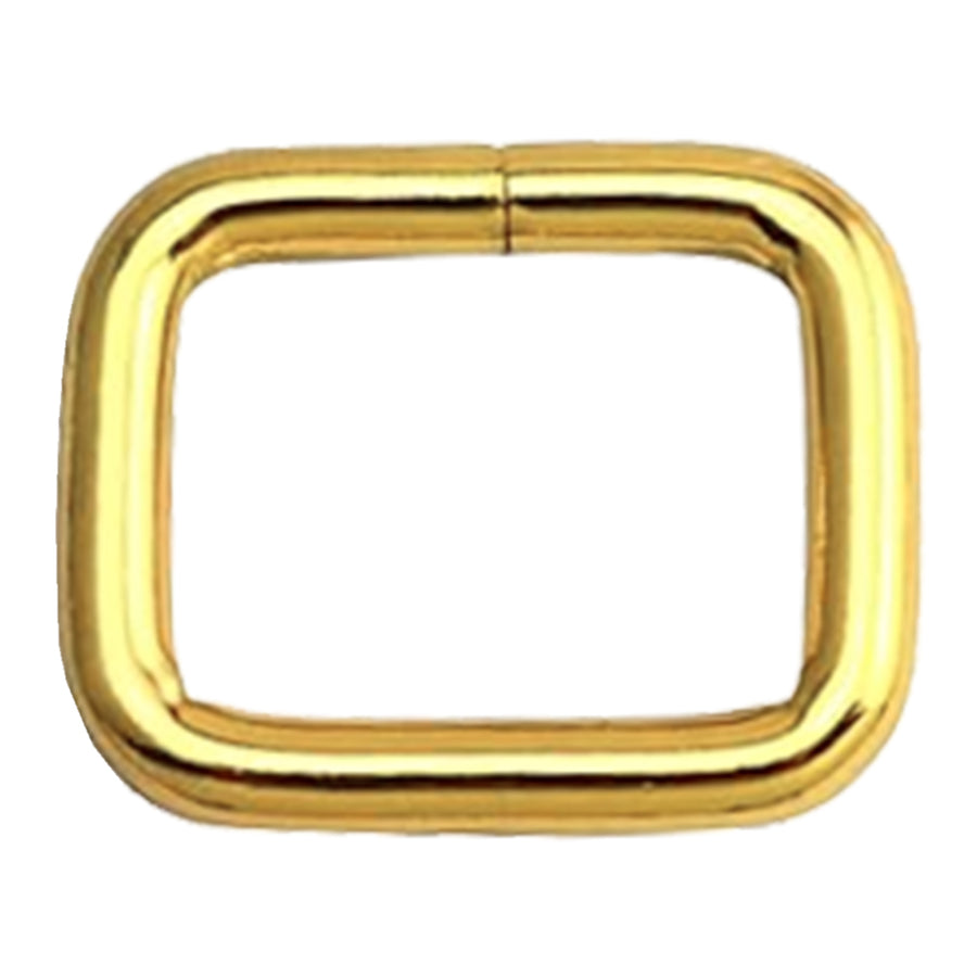 HILASON 4.8MM Stainless Steel 7/8"X1" Square Brass Plated Welded Hardware - Uhorse