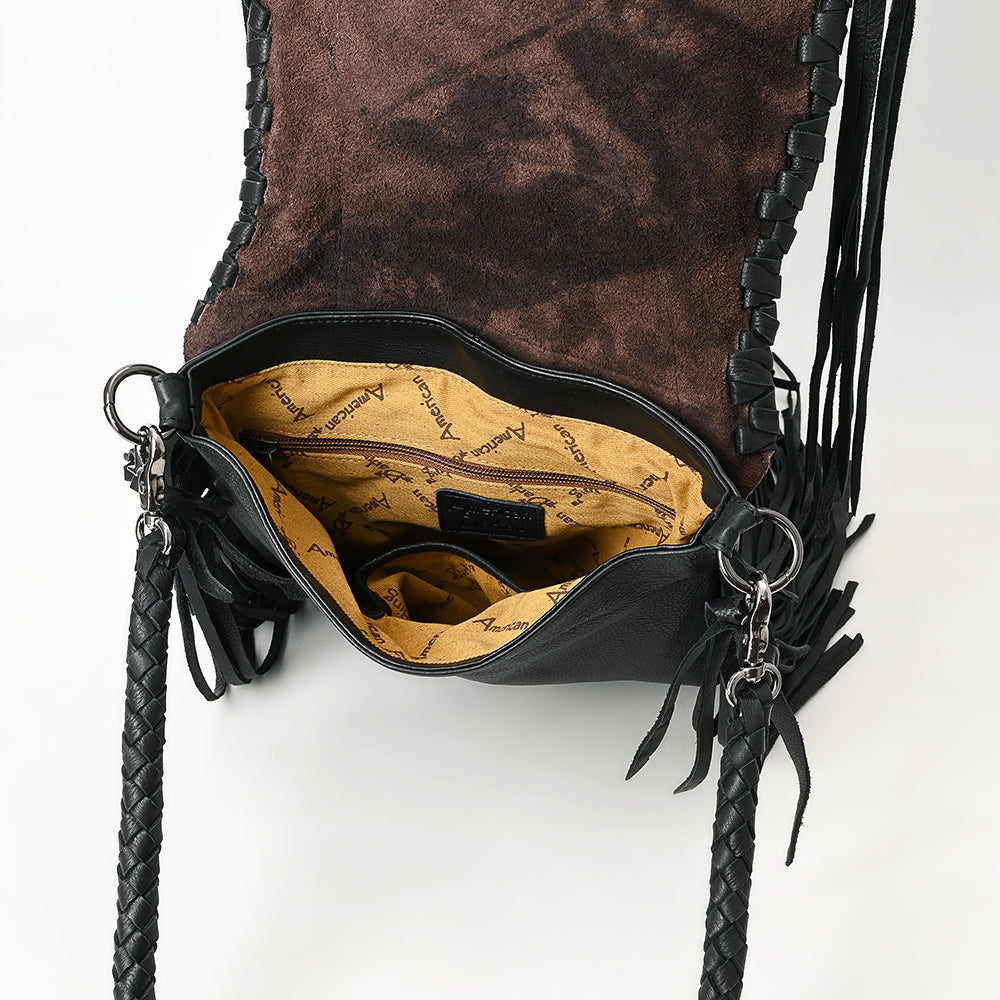 American Darling Cross Body Hair On Full Grain Genuine Leather Western Women Bag | Handbag Purse Bags for Cute