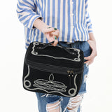 American Darling Jewelry Case Genuine Western Suede Leather Women's Bag | Organizer for Women Travel