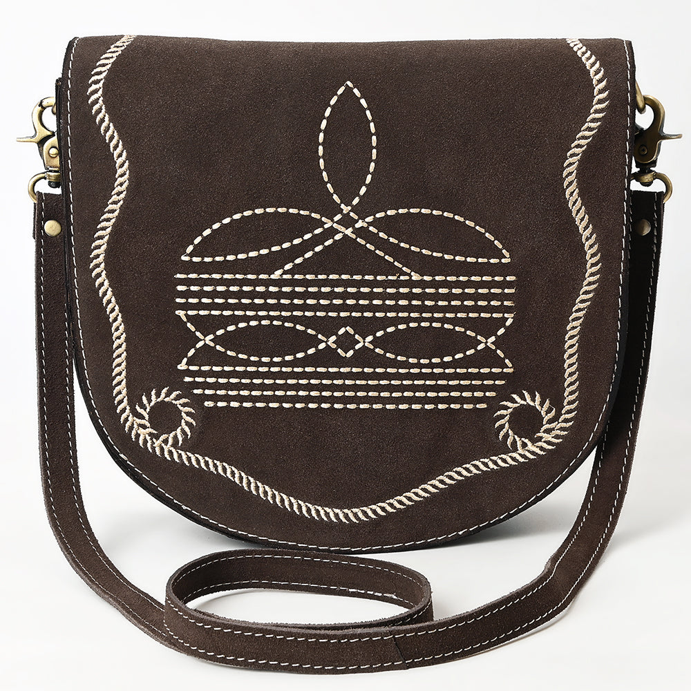 American Darling Cross Body Suede Genuine Western Leather Women Bag Handbag Purse |