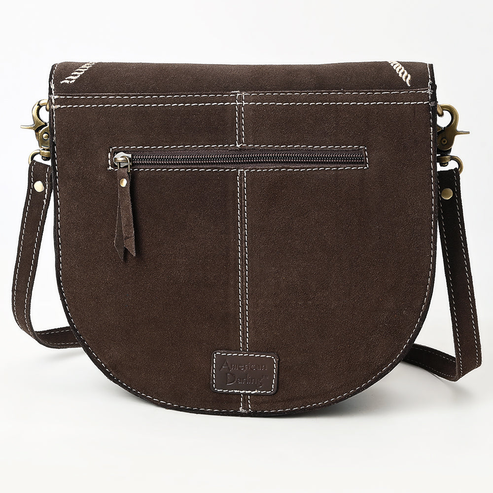 American Darling Cross Body Suede Genuine Western Leather Women Bag Handbag Purse |