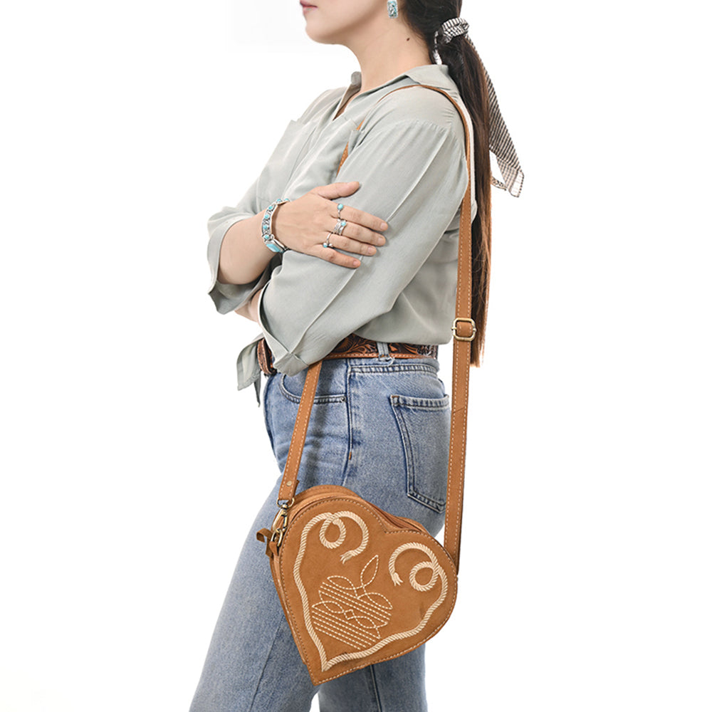 American Darling Suede Bag Genuine Leather Crossbody