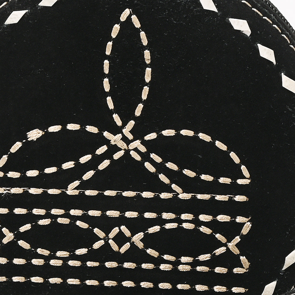 American Darling Suede Bag Genuine Leather Canteen