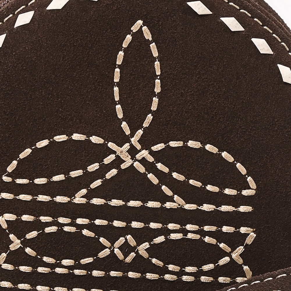 American Darling Suede Bag Genuine Leather Canteen