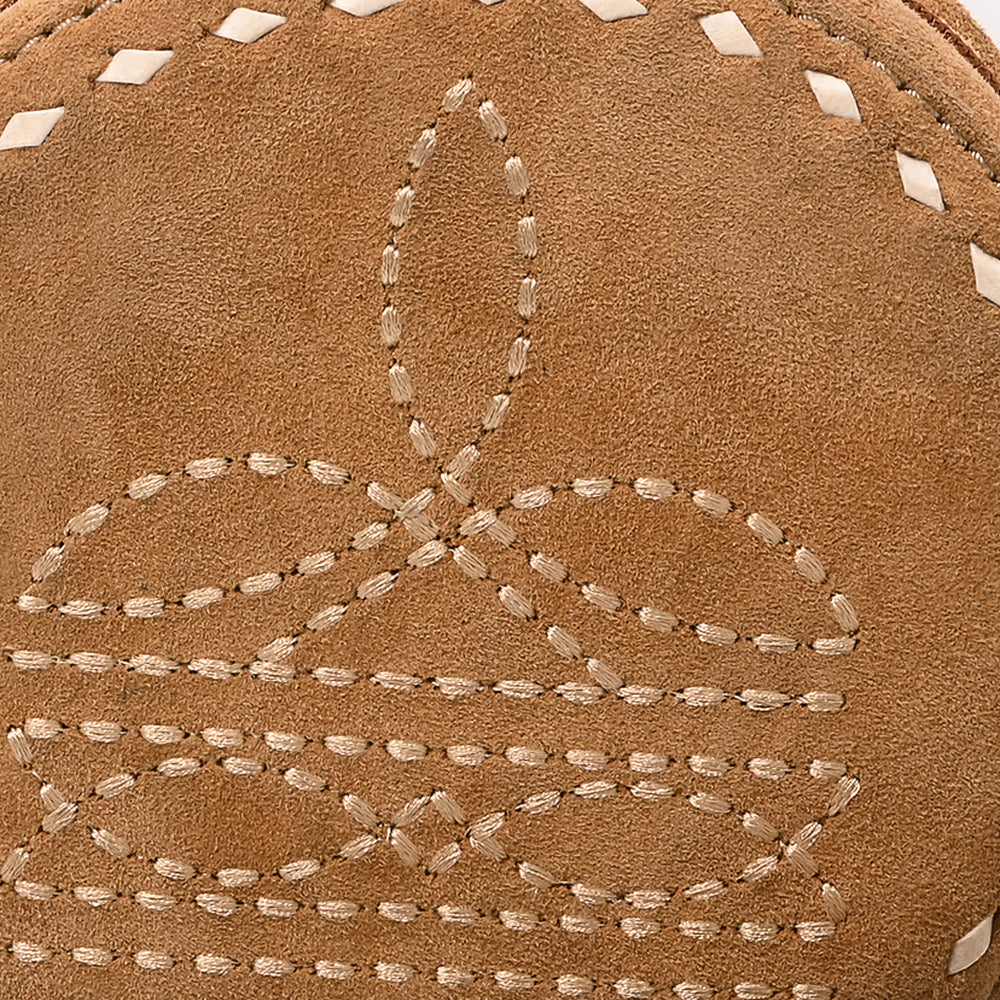 American Darling Suede Bag Genuine Leather Canteen