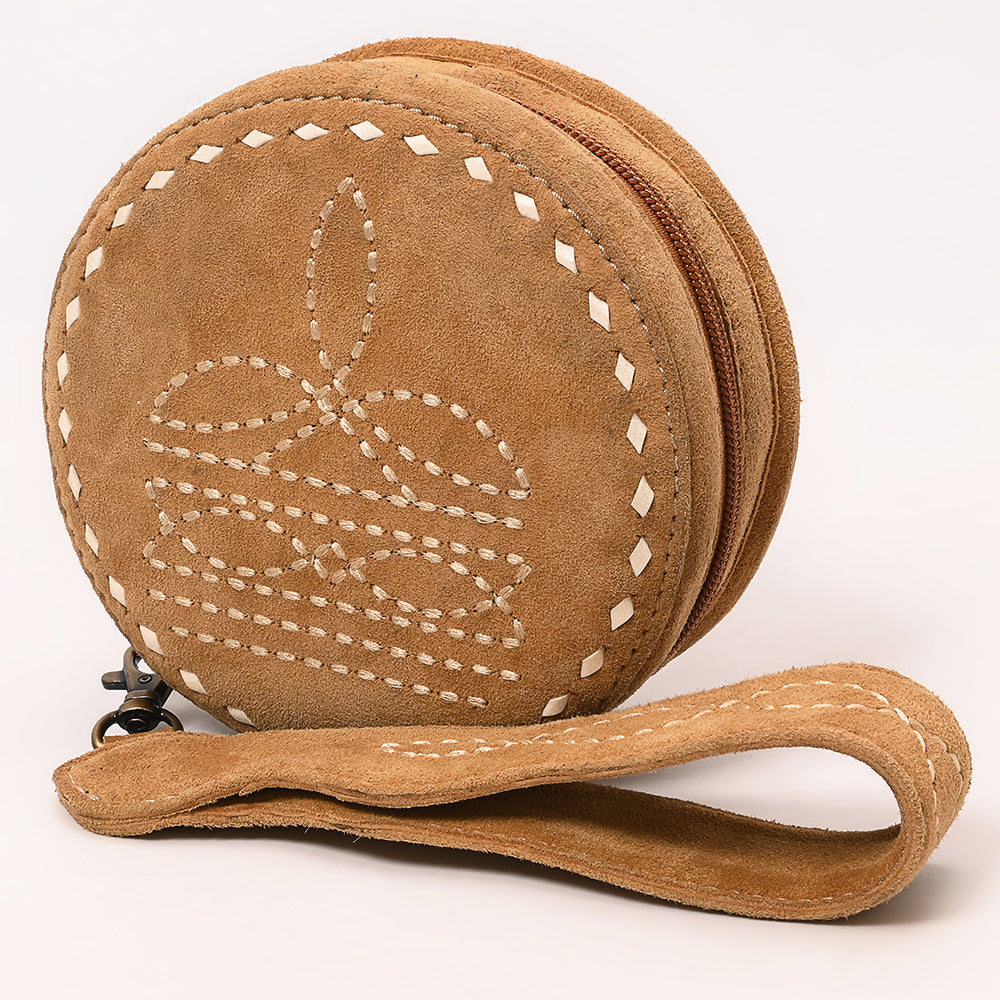 American Darling Suede Bag Genuine Leather Canteen