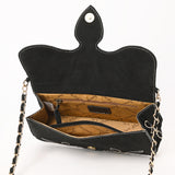 American Darling Suede Bag Genuine Leather Clutch