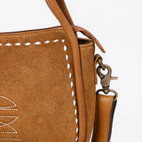 American Darling Crossbody Suede Full Grain Genuine Western Leather Women Bag | Handbag Purse for Cute