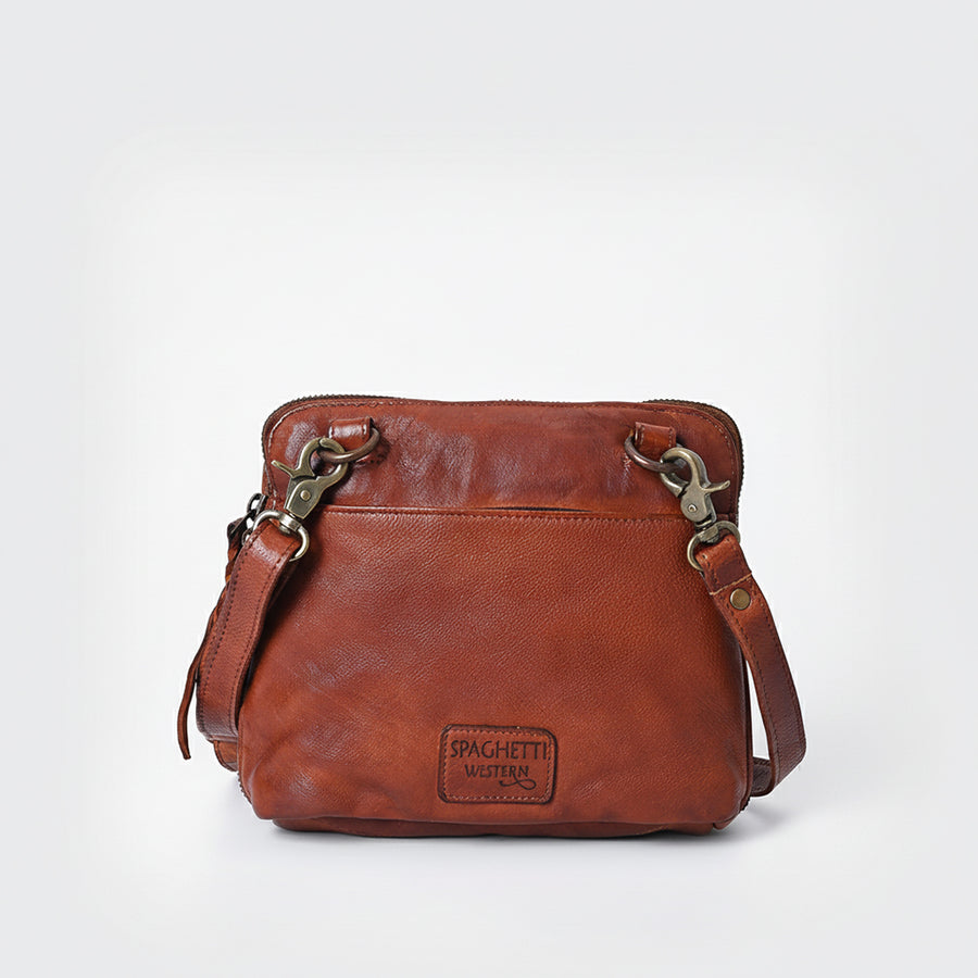 Spaghetti Western Crossbody Genuine Leather women bag handbag purse